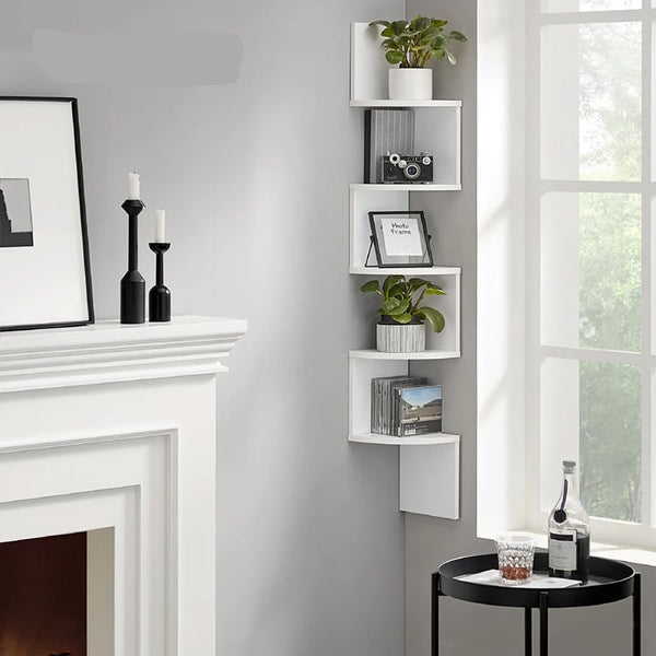 Sakerplus® Multi-Tier Wall Mount Corner Shelf