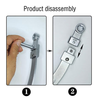 Sakerplus® 15Pcs Universal Belt Tensioner Pulley Tool Kit