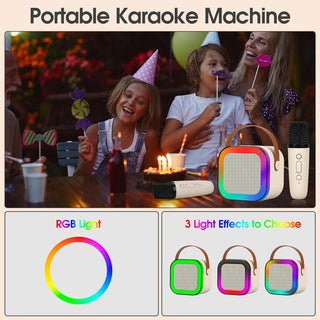 Sakerplus® Mini Karaoke Machine For Kids And Adults