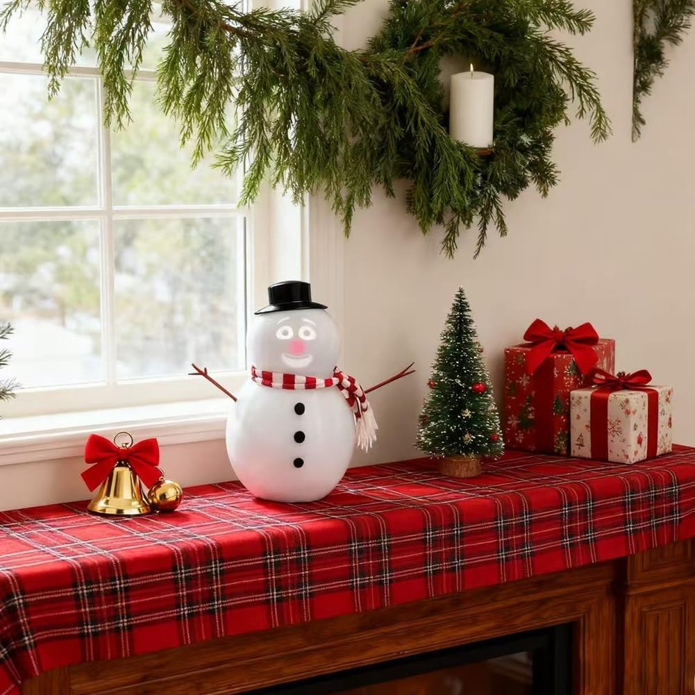 Sakerplus Interactive Singing Snowman Decoration Setup