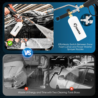 Sakerplus Foam Cannon Dual Connector Accessory