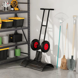 Sakerplus® Large Adjustable Wheeled Snow Pusher
