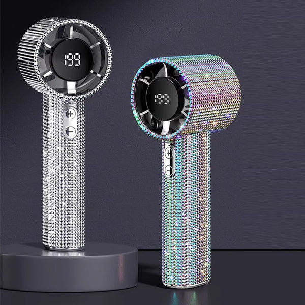 Sakerplus® Luxury Rechargeable Handheld Turbo Fan