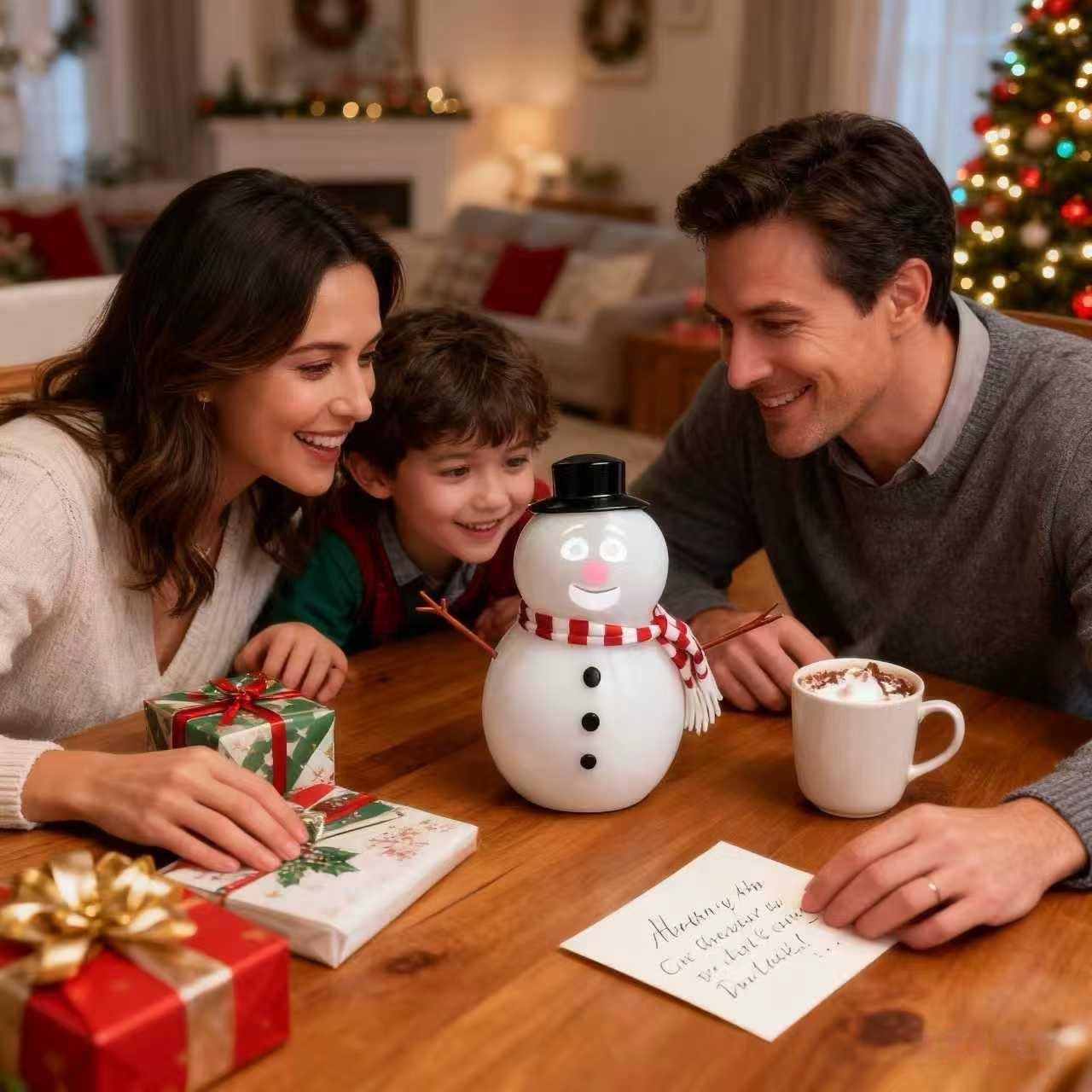 Sakerplus Interactive Singing Snowman Decoration Setup