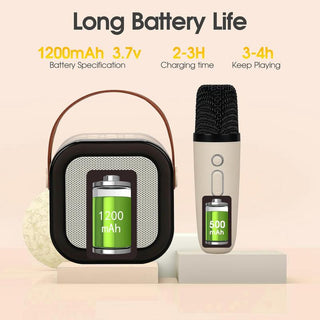 Sakerplus® Mini Karaoke Machine For Kids And Adults