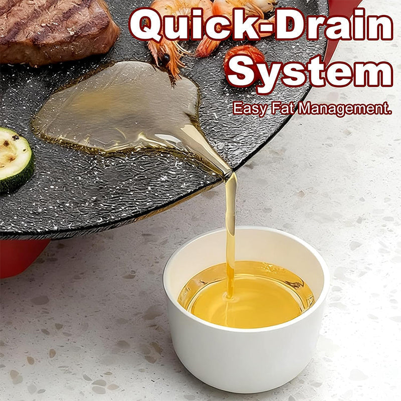 Sakerplus® Electric Grill Comal Electrico Lefse Griddle