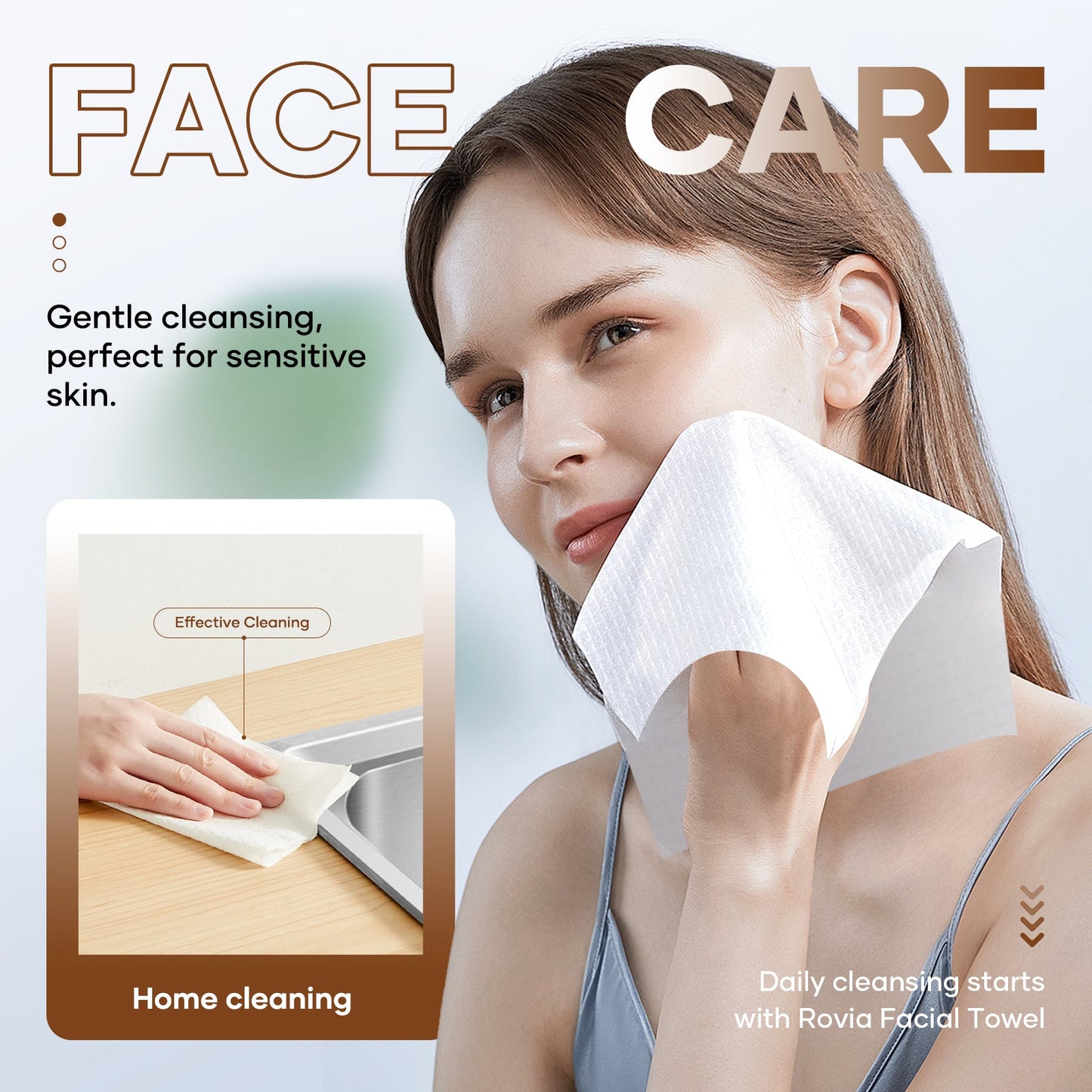 Rovia Disposable Face Towels