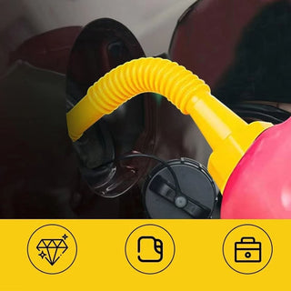 Sakerplus® Gas Can Spout Replacement With Anti-Spill Flexible Nozzle