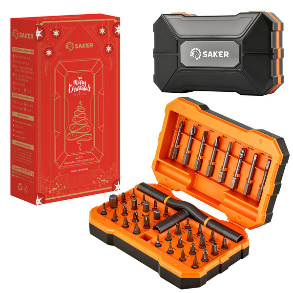 Sakerplus® 42 in 1 Magnetic Screwdriver Set-Christmas Version