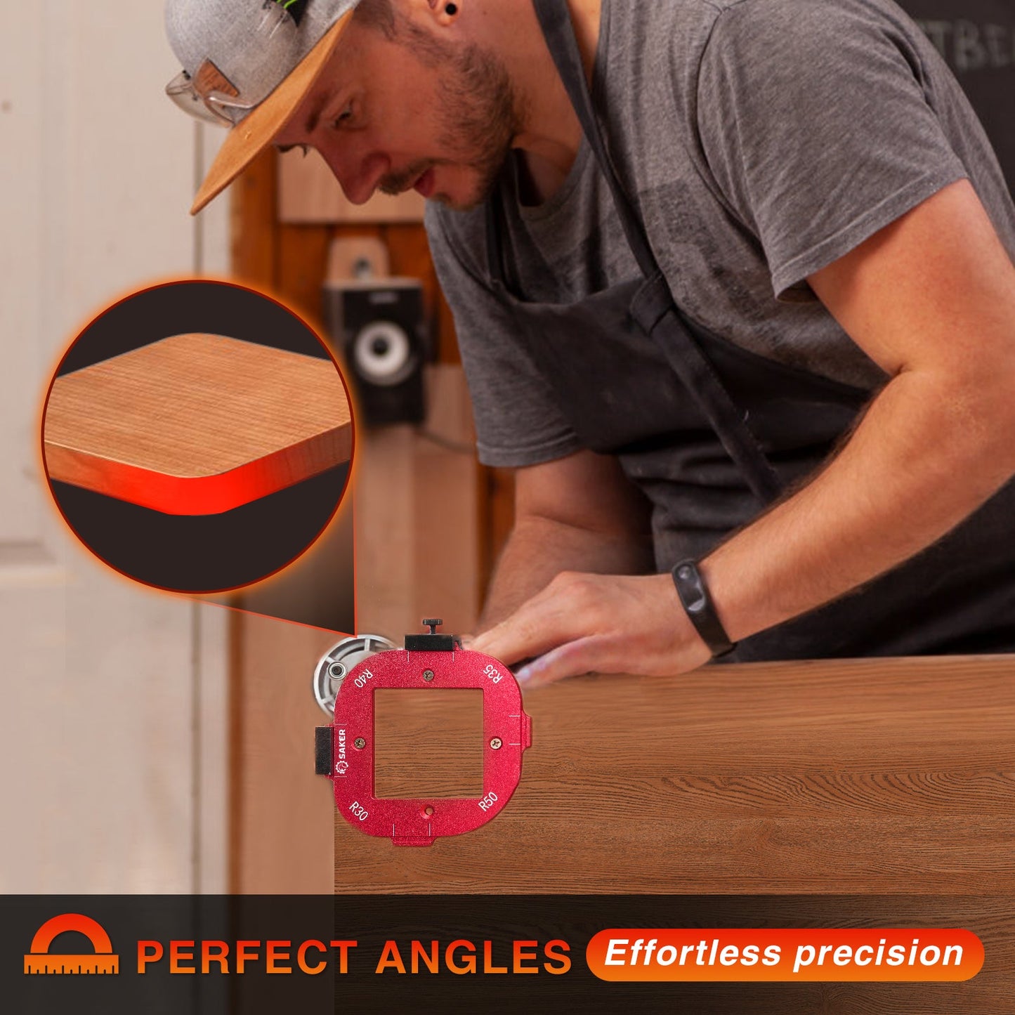 SAKER® 4 In 1 Arc Angle Positioning Template