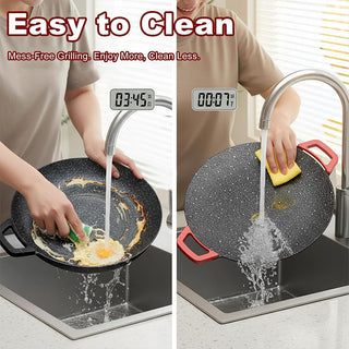 Sakerplus® Electric Grill Comal Electrico Lefse Griddle