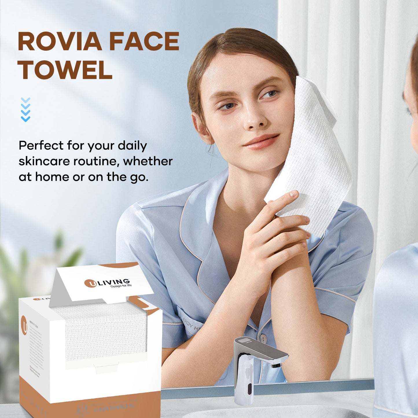 Rovia Disposable Face Towels