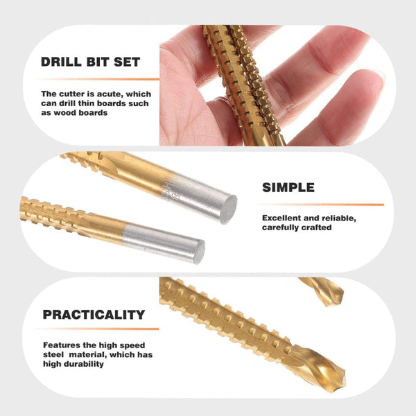 Sakerplus® Multi Material Spiral Drill Bit Set