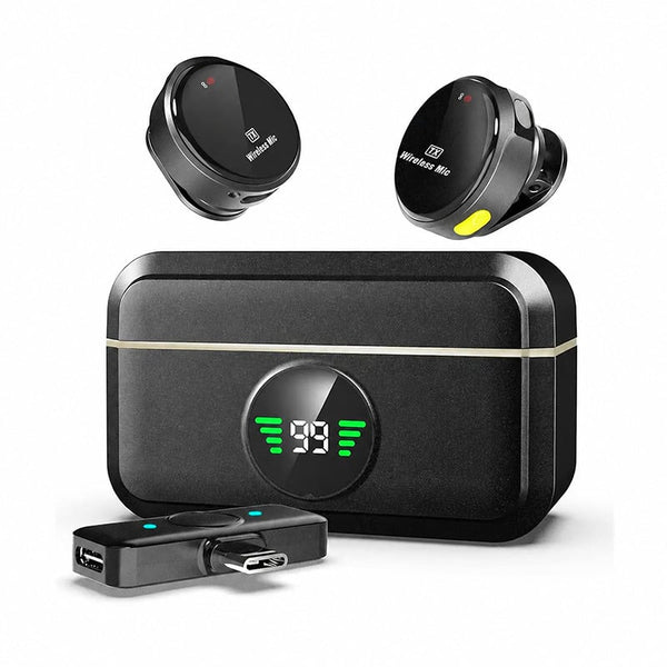 Sakerplus® Wireless Lavalier Microphone With Charging Case