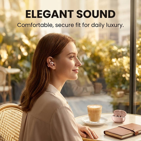 Sakerplus® SK50 Open-Ear Clip-On Wireless Bluetooth 6.0 Earphones