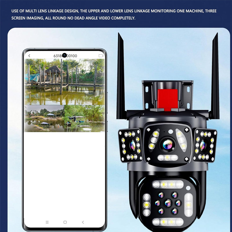 Sakerplus Triple View Security Camera