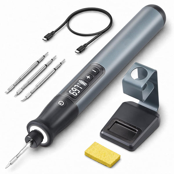 Sakerplus® Professional Cordless Digital Soldering Iron