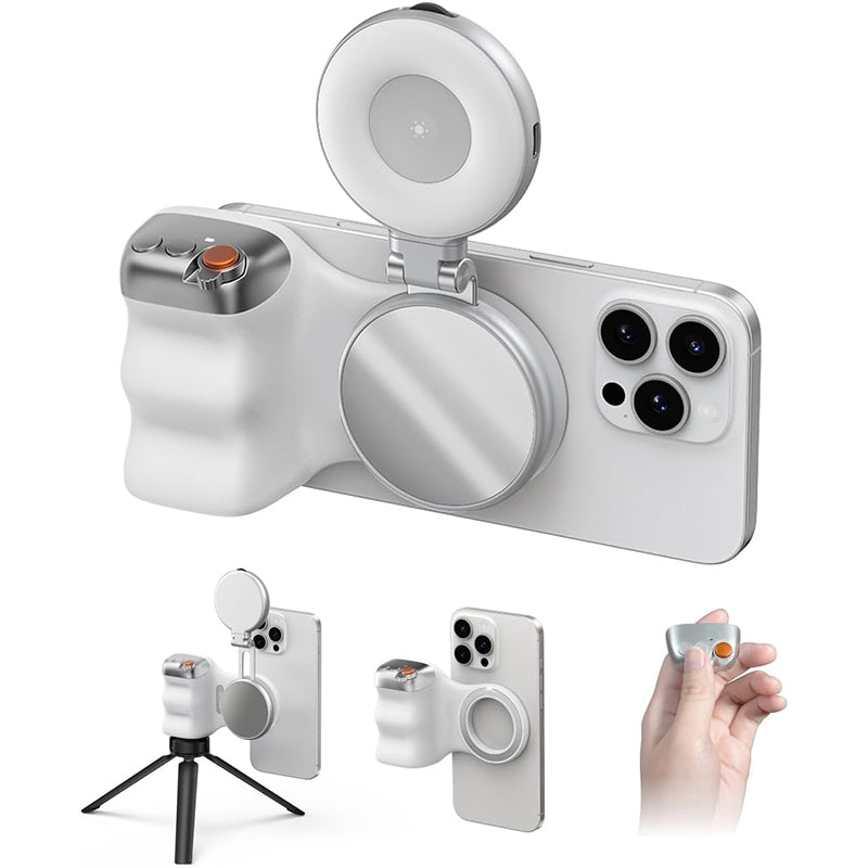 Sakerplus Fun Shot Magnetic Grip & Magnetic Selfie Light