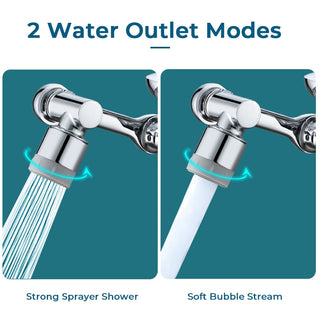 Sakerplus® 1080° Large-Angle Rotating Splash Filter Faucet