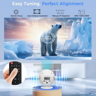 Sakerplus®Portable Smart HD Projector