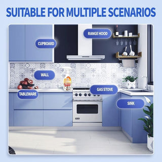 Sakerplus® Heavy-Duty Kitchen Degreaser Foam Cleaner