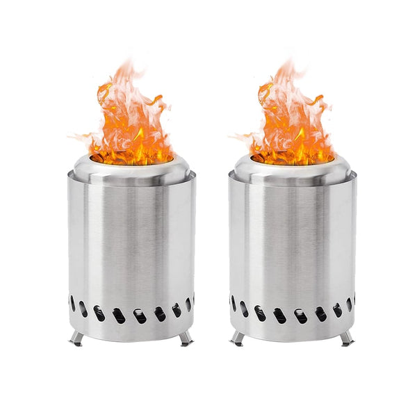 Sakerplus® Portable Smokeless Tabletop Firepit