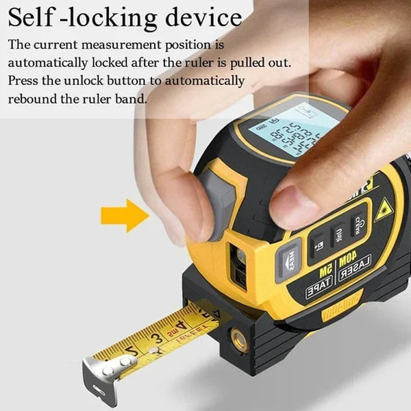 Sakerplus® 3-In-1 Infrared Laser Tape Measuring
