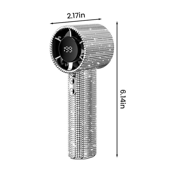 Sakerplus® Luxury Rechargeable Handheld Turbo Fan
