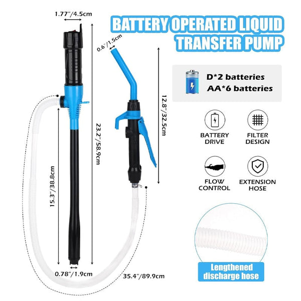 Sakerplus® Portable Power Battery Pump