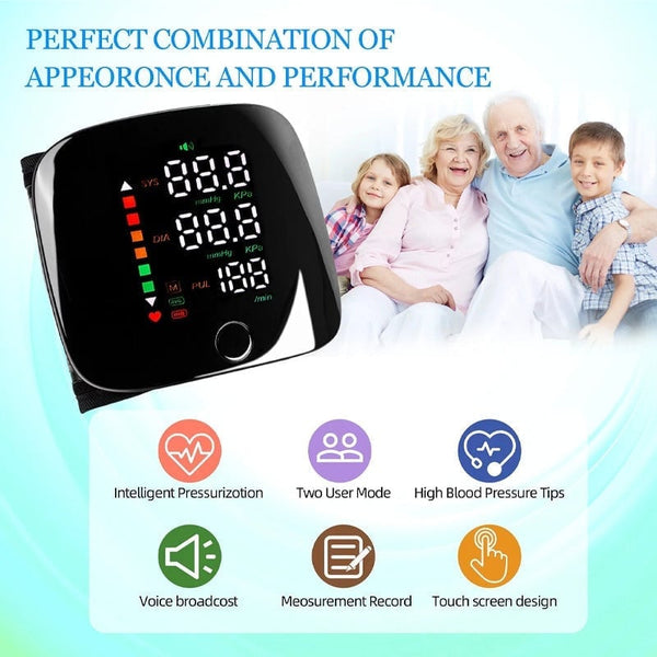 Sakerplus® Wrist Blood Pressure Monitor