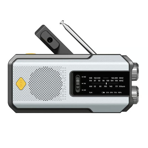 Sakerplus® Solar Hand Crank Emergency Weather Radio