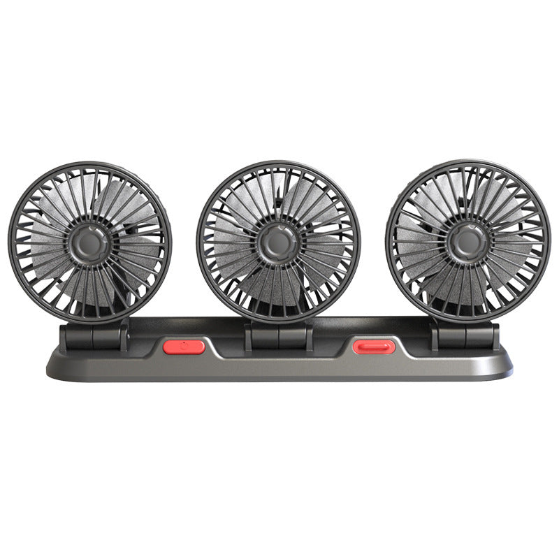 Sakerplus Portable 3-Head Car Cooling Fan