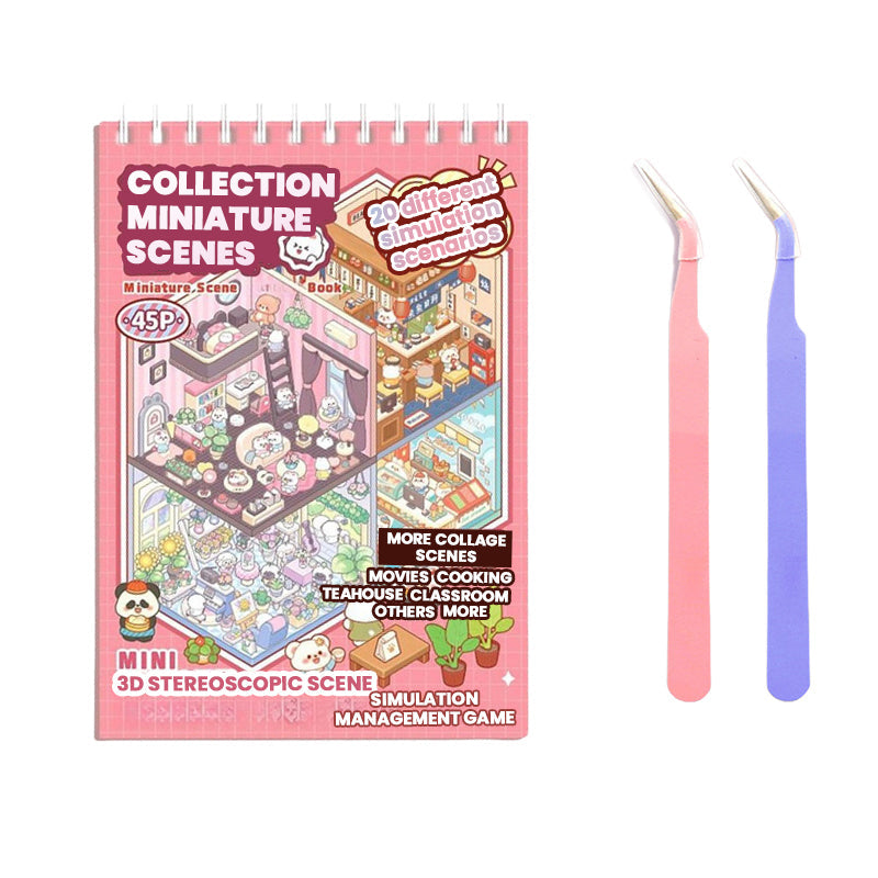 Sakerplus® 3D Isometric DIY Sticker Book