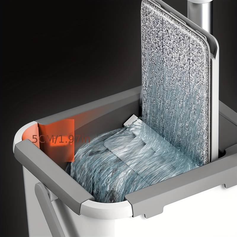 Sakerplus Mop and Bucket with Wringer Set