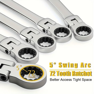 SAKER Flexible Head Ratchet Wrench Set