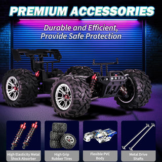 Saker 1:16 Full-Scale Four-Wheel-Drive High-Speed Off-Road Vehicle with Dynamic Running Lights