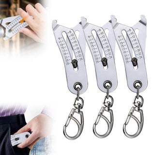Sakerplus Thread Size Checker Keychain