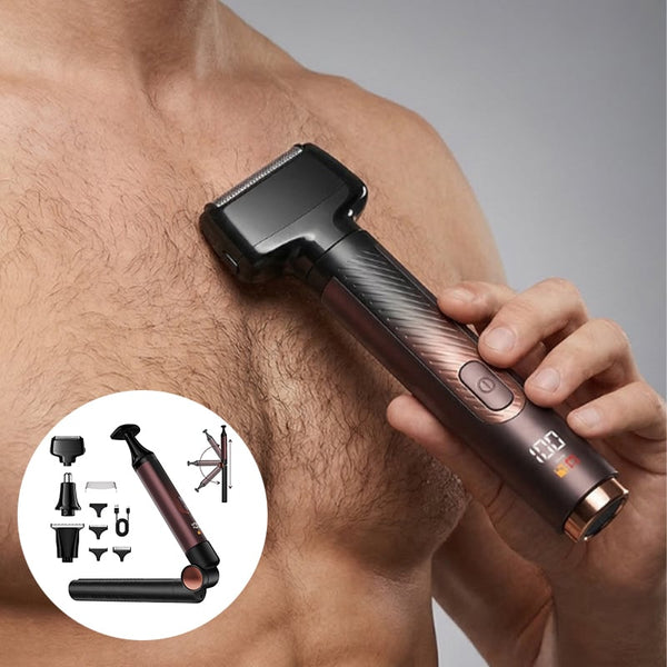 Sakerplus® Long Handle Electric Back Body Shaver