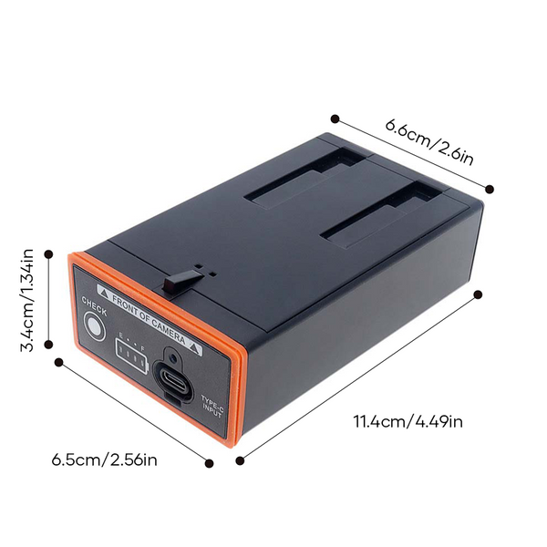 Sakerplus® Rechargeable Lithium Battery Pack for Moultrie EDGE Series Trail Cameras