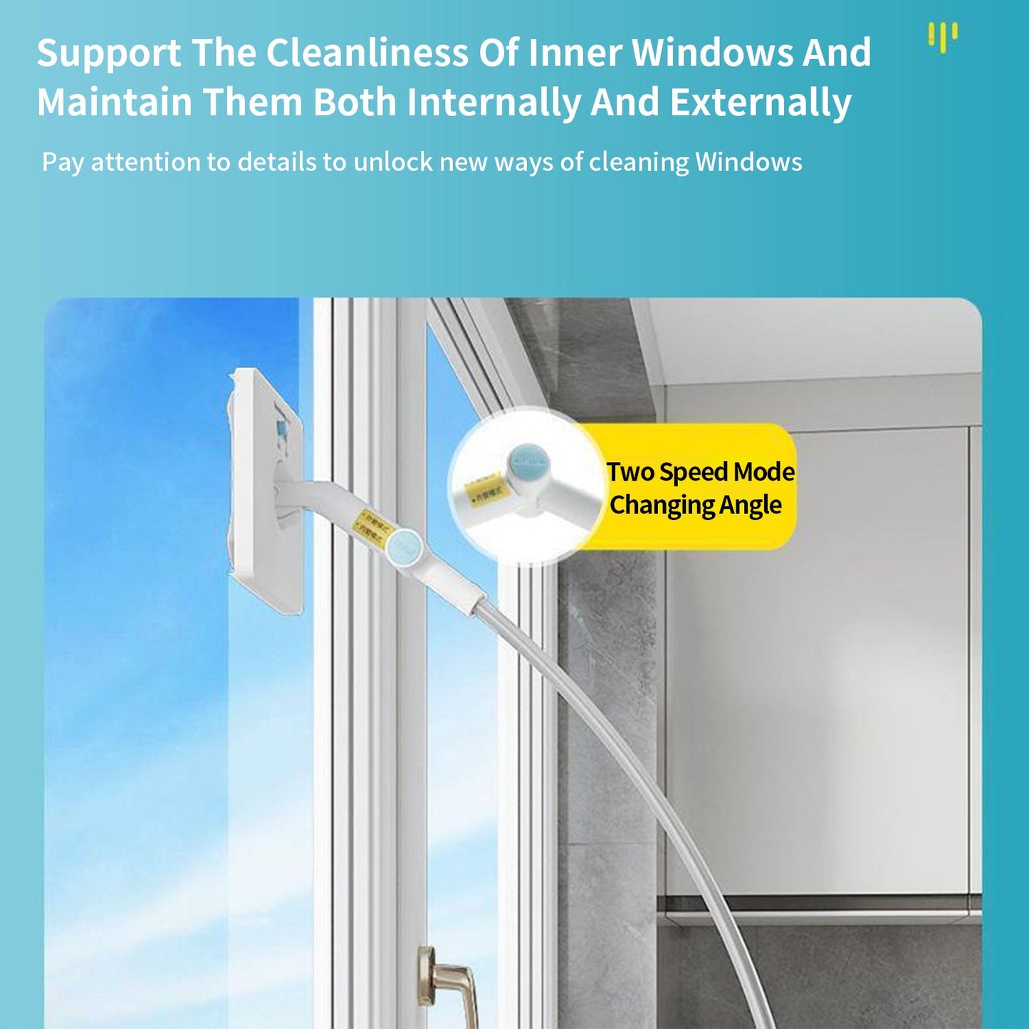 SAKER 2 In 1 Scratching Windowcleaning Kit