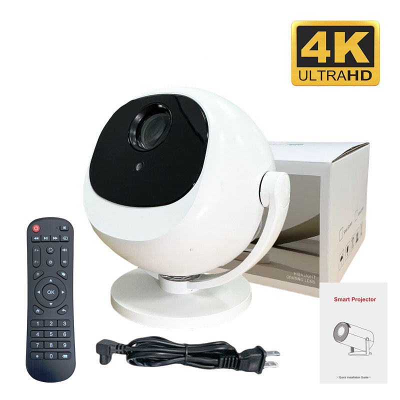 Sakerplus® 4K Mini Projector With WiFi6