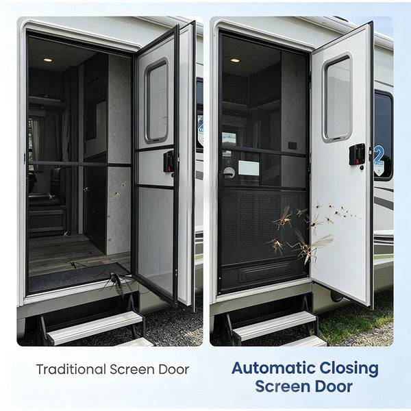 Sakerplus® RV Screen Door Auto Closer