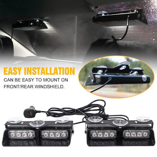 Sakerplus Emergency Strobe Windshield Lights