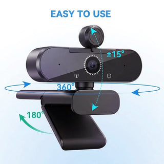 Sakerplus® Ultra HD 4K Webcam With Microphone