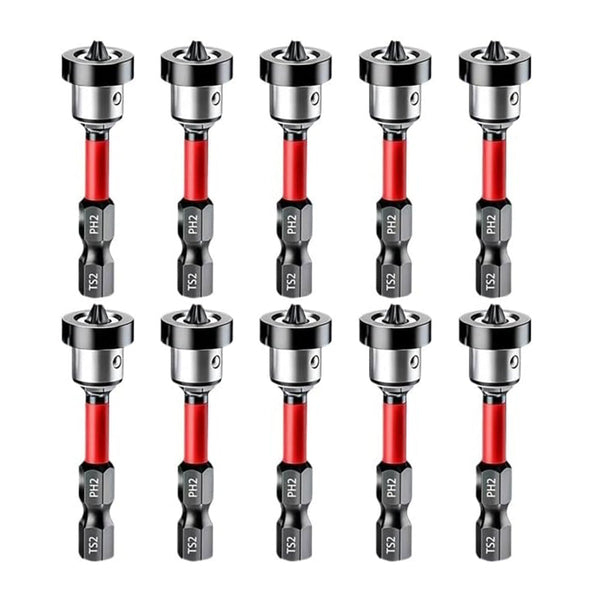 Sakerplus® Drywall Screw Setter Magnetic PH2 Bits
