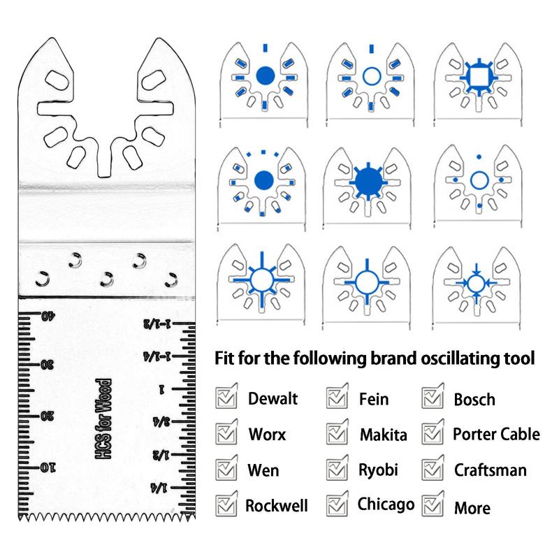 SAKER® 94 Pack Oscillating Saw Blades