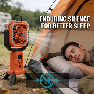 Sakerplus® Camping Fan Portable Adjustable Height Stand