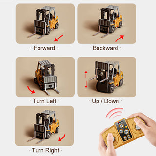 Sakerplus® Mini RC Forklift Truck Toy