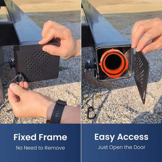 Sakerplus Aluminum RV Bumper End Cap Set