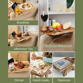 Saker 4-in-1 Couch Arm Table